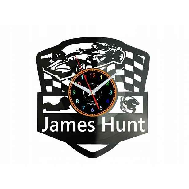 James Hunt Nástěnné hodiny Vinylová deska Moderní dekorativní jako Dárek
