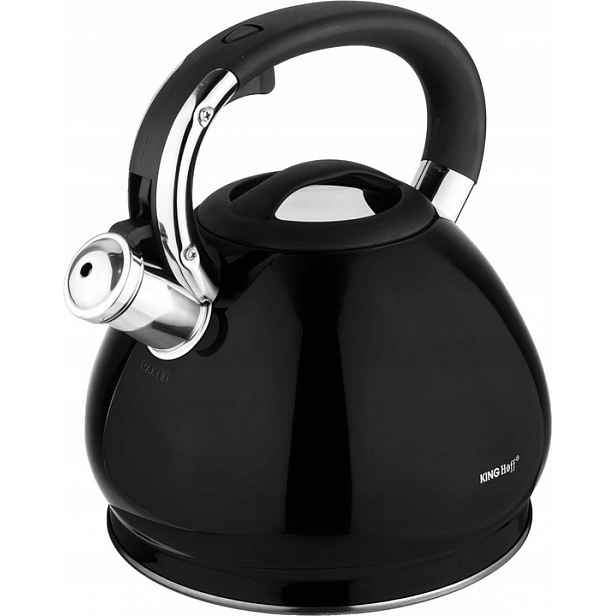 Konvice ocelová s píšťalkou 3,4 l Indukce Gaz Kinghoff Premium