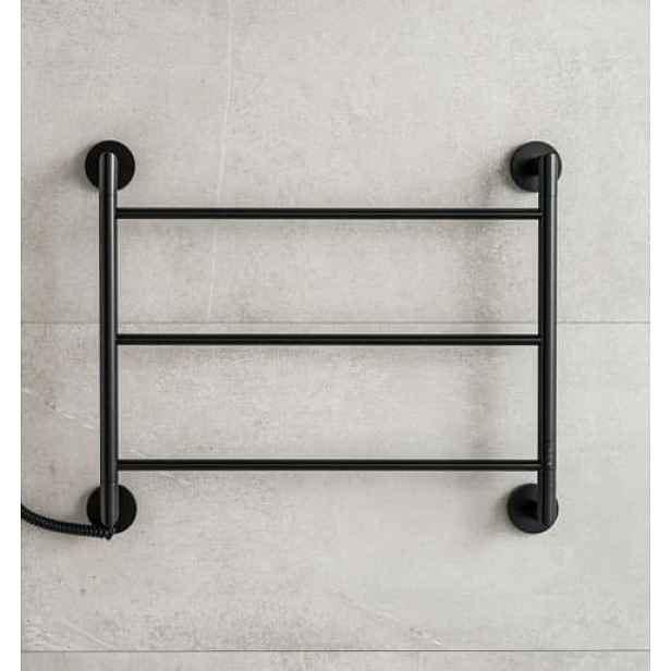 Sušák ručníků elektrický P.M.H. Britta 71,2x85,9 cm černá BR859712BLK
