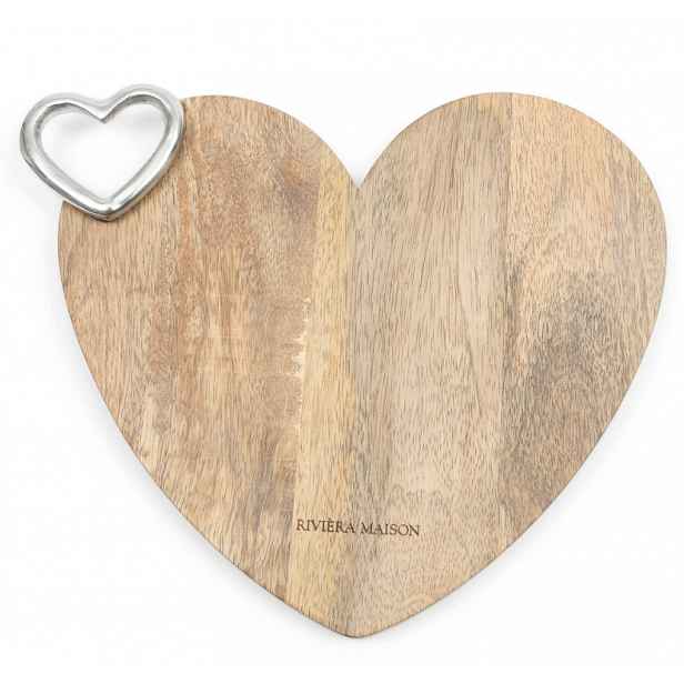 Krájecí prkénko ve tvaru srdce Lovely Heart Riviera Maison
