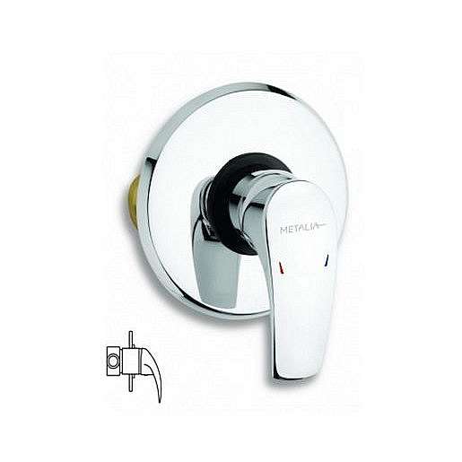 Sprchová baterie Novaservis Metalia 57 včetně podomítkového tělesa chrom 57050.0