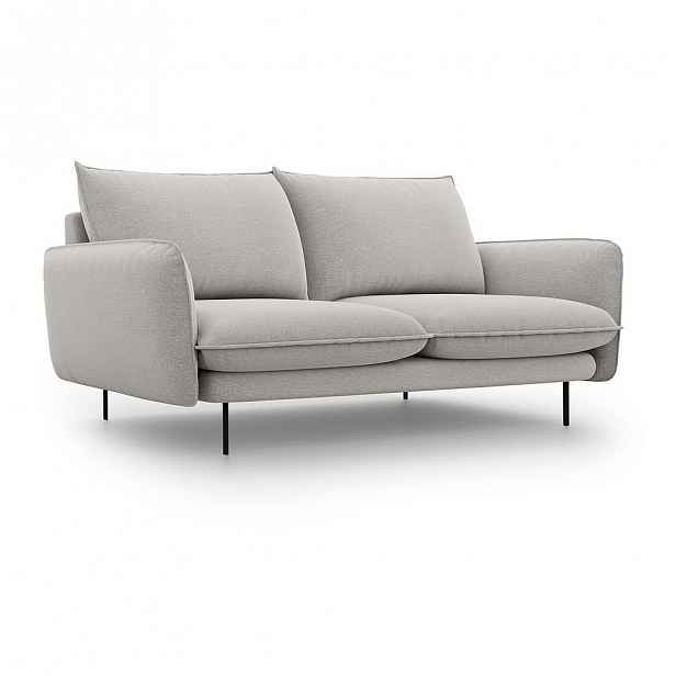 Světle šedá pohovka Cosmopolitan Design Vienna, šířka 160 cm