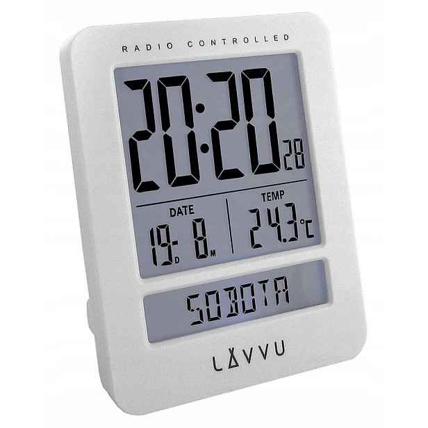 Budík Lavvu LAR0020 Teplota DCF77 Dny v týdnu Pl