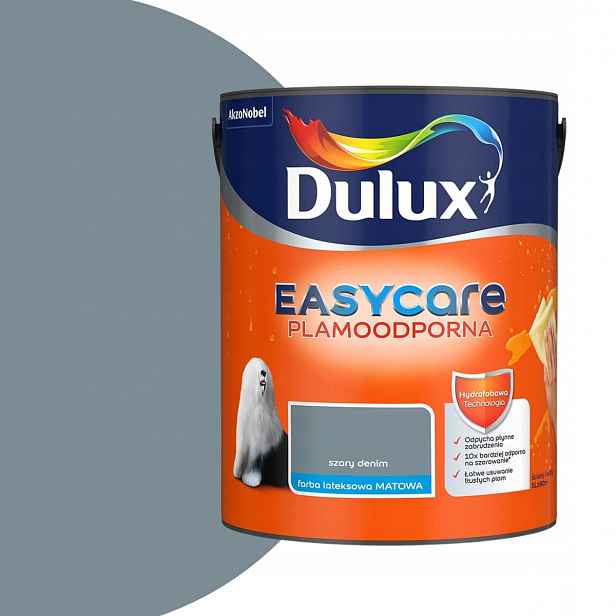 Dulux Easycare Barva odolná proti skvrnám 5L Šedá Denim