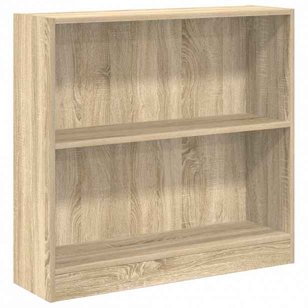 vidaXL Knihovna dub sonoma 80x24x75 cm kompozitní dřevo