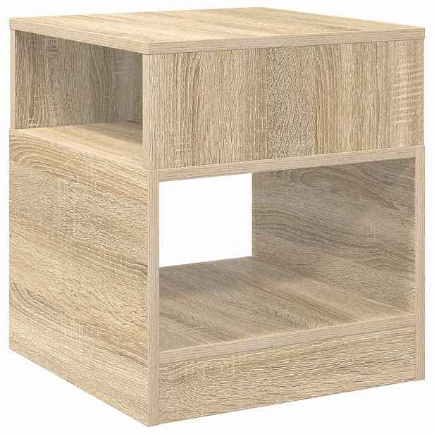 vidaXL Odkládací stolek Sonoma dub 40,5 x 40 x 45 cm Kompozitní dřevo