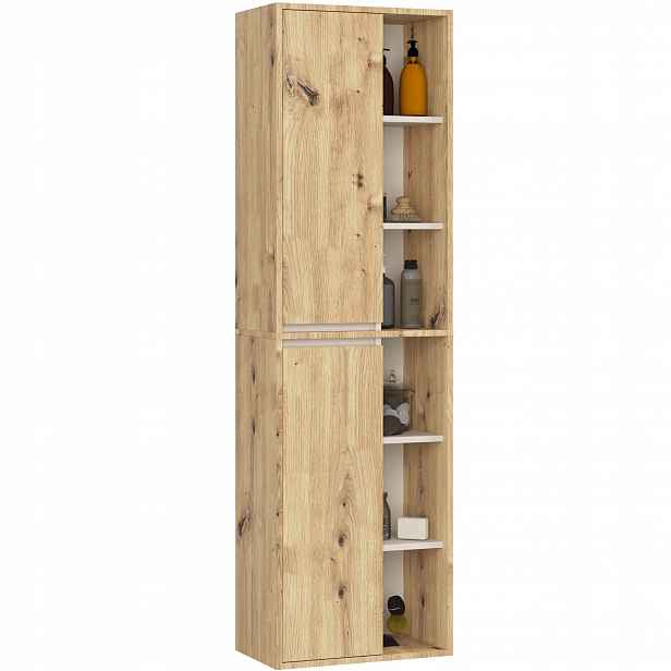 Závěsná Koupelnová Skříňka Vami W50 2D6P Artisan/kašmír Akd