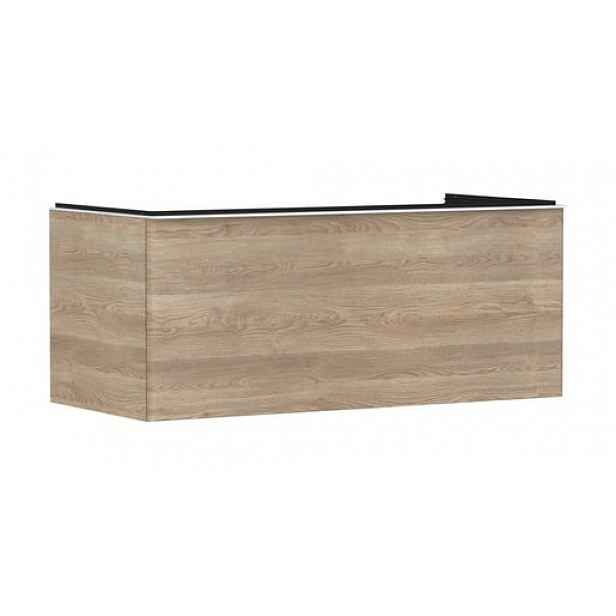 Skříňka pod umyvadlo pod desku Hansgrohe Xelu Q 118x49,5x55 cm přírodní dub 54064700