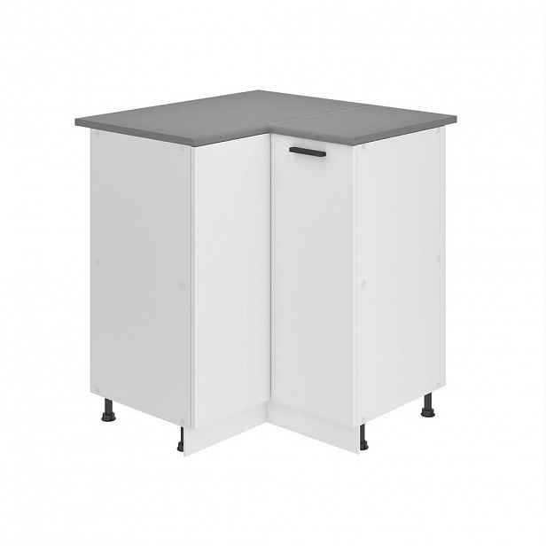 B BELINI GROUP KUCHYŇSKÁ SPODNÍ SKŘÍŇKA 90 cm SNP s pracovní deskou, s 1 dvířky, Bílá matná