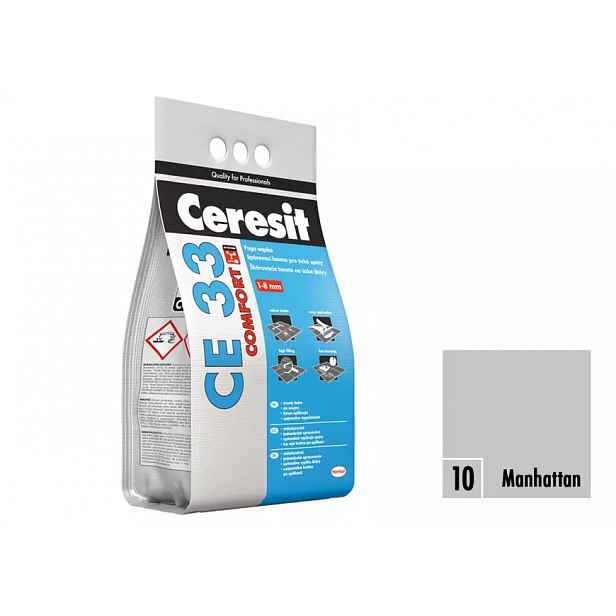 CEMENTOVÁ SPÁROVACÍ HMOTA CERESIT CE33 MANHATAN 2KG