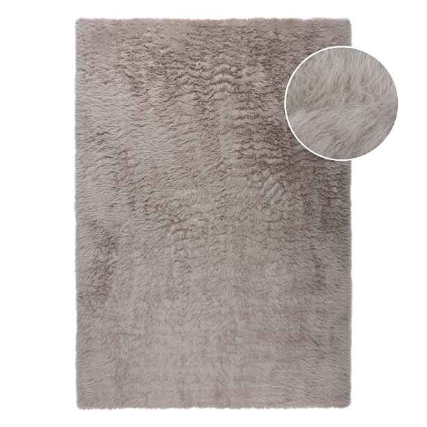 Hnědá syntetická kožešina 80x150 cm Alpine Faux Fur – Flair Rugs