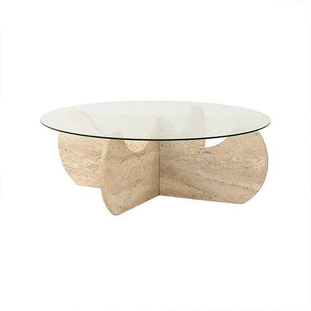 Konferenční stolek Hima Travertine