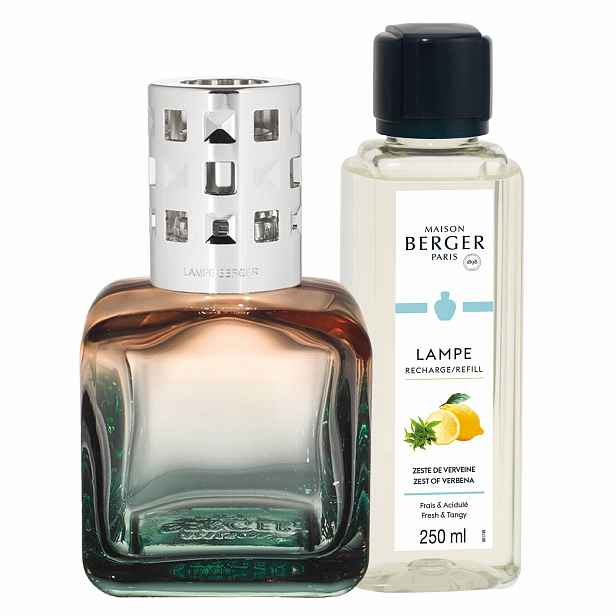Maison Berger Paris Katalytická lampa Glacon, duhová zelená + náplň Verbena, 250 ml 4897
