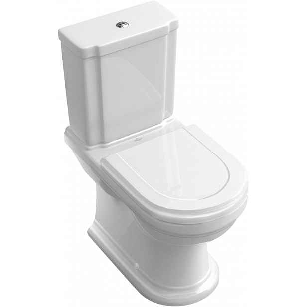 Villeroy & Boch Hommage - WC kombi mísa, 37x73 cm, CeramicPlus, bílá 666210R1