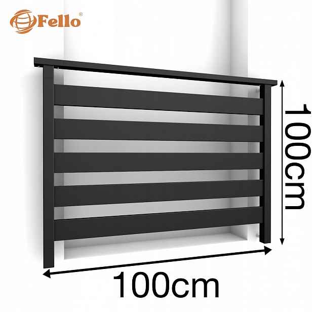 CLASSIC5 Francouzský balkon 100 cm Balustrada Ral