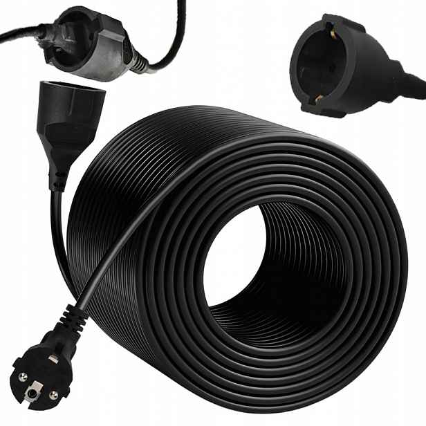 Prodlužovací Kabel 3x0.75 Zahradní Silný Pro Sekačku Sekačka 20 m