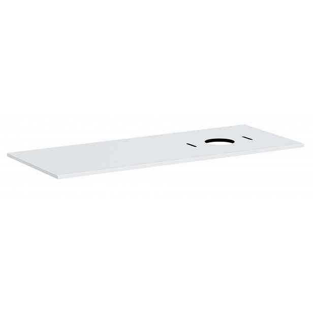 Hansgrohe Xilesa E - Deska pod umyvadlo, 138x55 cm, výřez vpravo, matná bílá 54279700