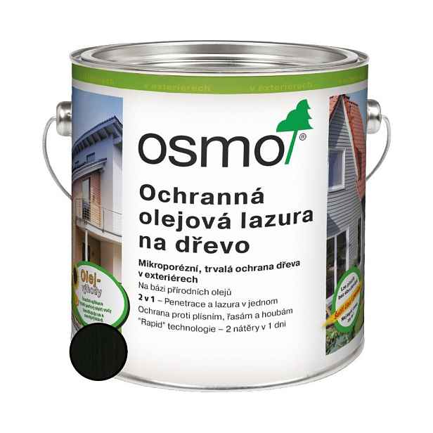 Lazura olejová ochranná Osmo 712 ebenové dřevo 2,5 l