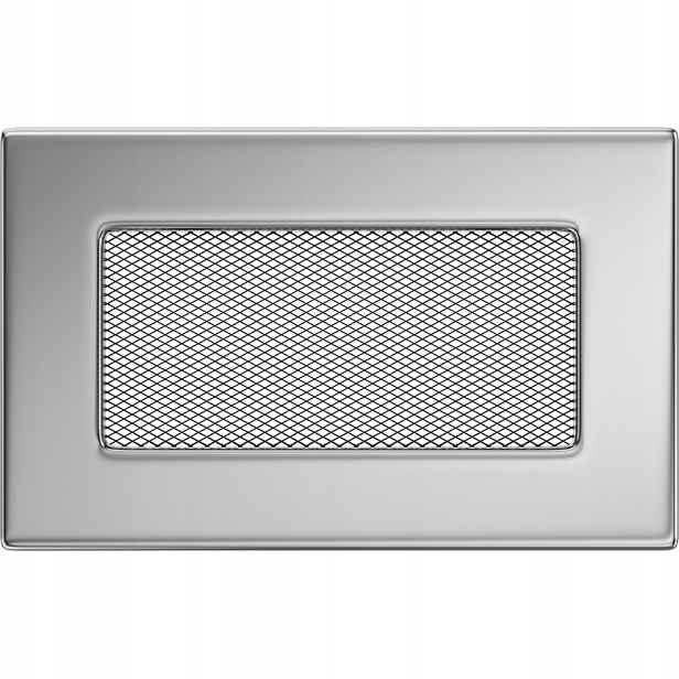 Ventilační mřížka do krbu 11x17 niklovaná