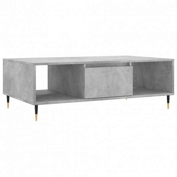 vidaXL Konferenční stolek betonově šedý 104x60x35 cm kompozitní dřevo