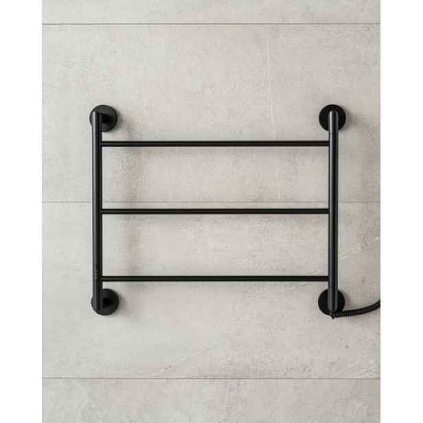 Sušák ručníků elektrický P.M.H. Britta 71,2x85,9 cm černá BR859712BK