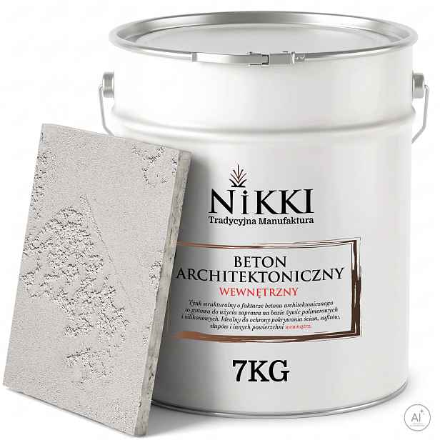 Dekorativní omítka s Betonu strukturou, vnitřní, 7 kg, šedá, světlá, F264, Uv