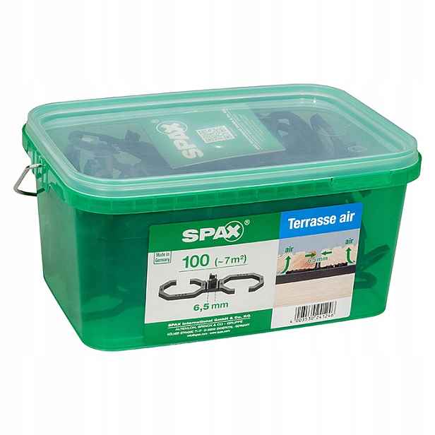 Podložky pod terasová a dilatační prkna Spax Air 6,5 mm 100 ks