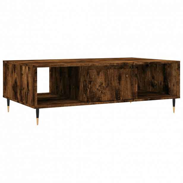 vidaXL Konferenční stolek kouřový dub 104x60x35 cm kompozitní dřevo