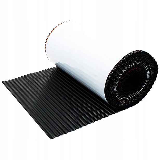Aluminiová Komínová Páska Pro Opracování Komína 290 mm Černá