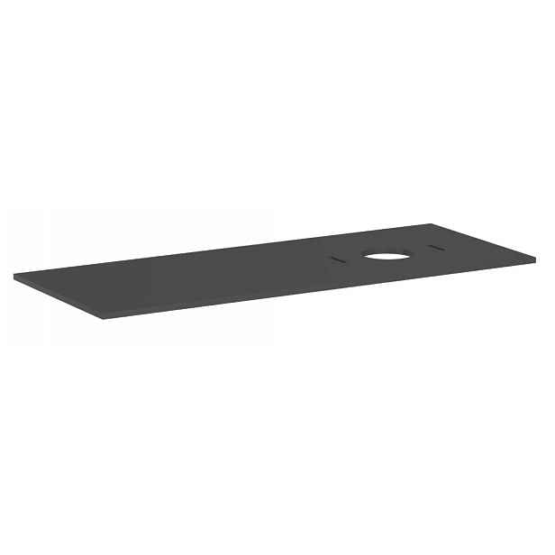 Hansgrohe Xilesa E - Deska pod umyvadlo, 138x55 cm, výřez vpravo, matná šedá 54279760