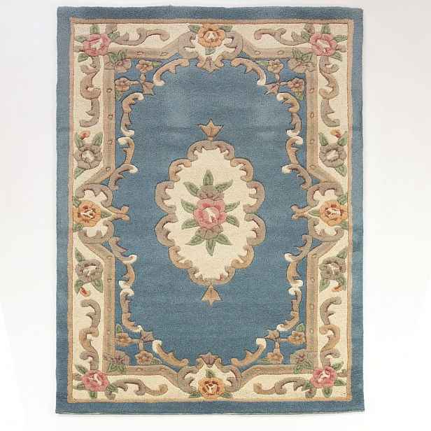 Koberec z vlny Flair Rugs Aubusson Blue, 75 x 150 cm