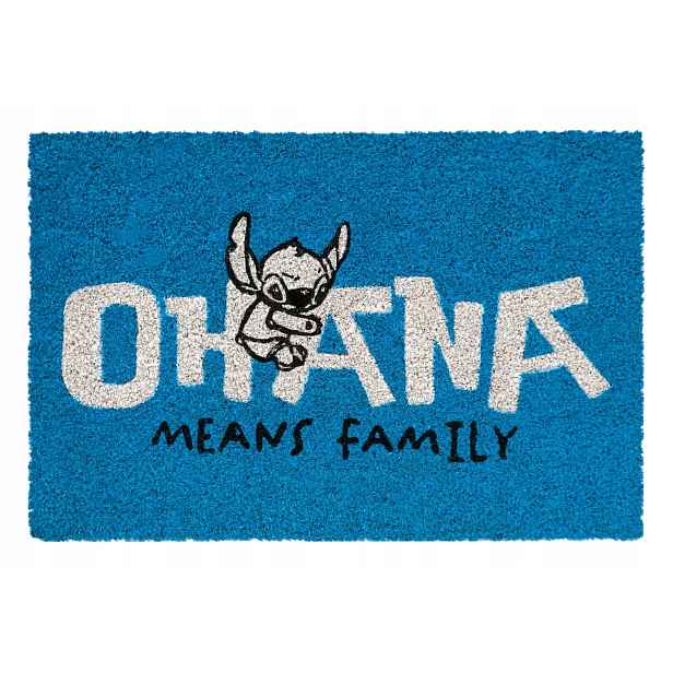 Rohožka Ohana means family hnědá, Stitch