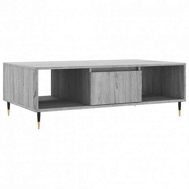 vidaXL Konferenční stolek šedý sonoma 104x60x35 cm kompozitní dřevo