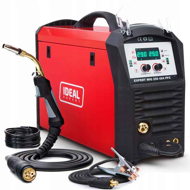 Invertorová Svářečka Ideal Expert Mig 250 4X4 Pfc Mma Tig Synergie