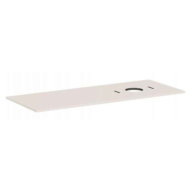 Hansgrohe Xilesa E - Deska pod umyvadlo, 138x55 cm, výřez vpravo, matná béžová 54279780