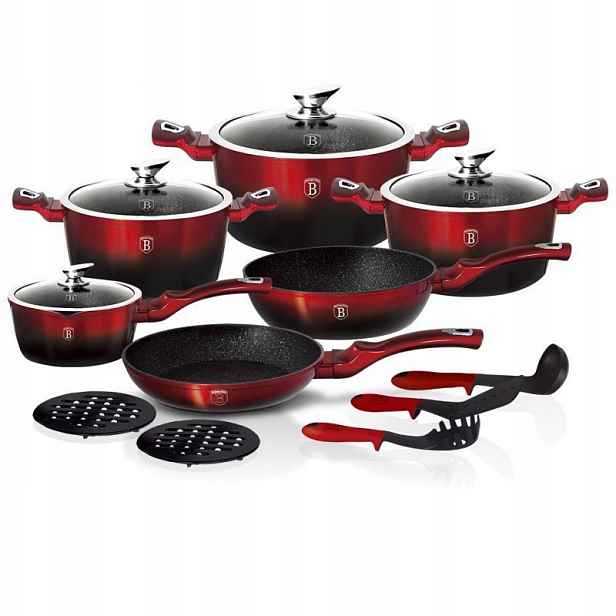 Hrnce Berlinger Haus Metallic Black Burgundy Line 15 Ele BH-1632