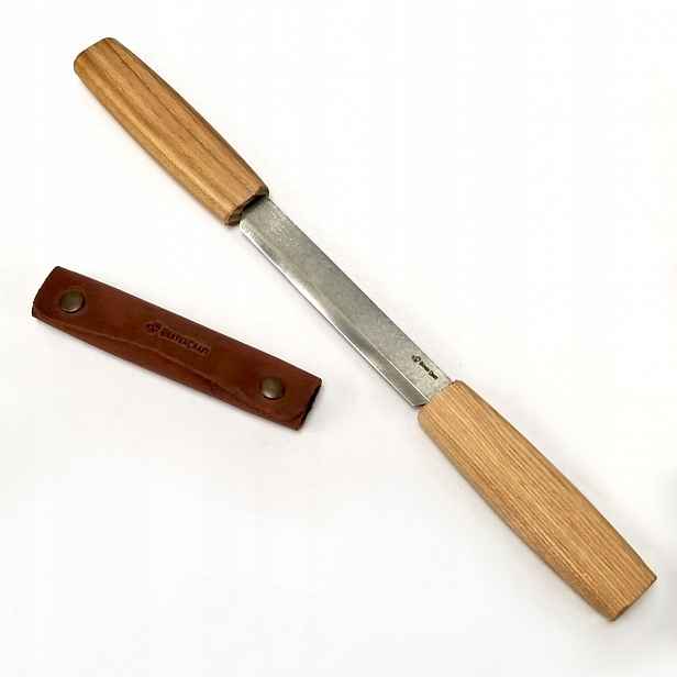 Přímá osa 120 mm s koženým potahem Beaver Craft