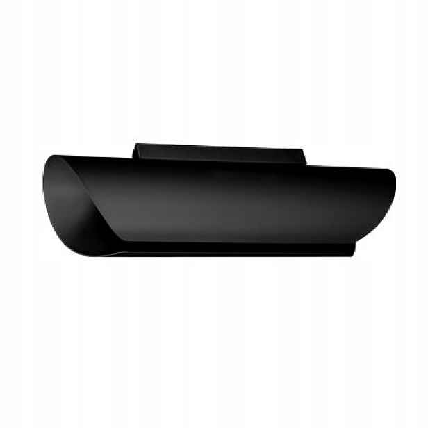 Stropní svítidlo minimalistická černá kovová tuba do obývacího pokoje 40 cm Luminex