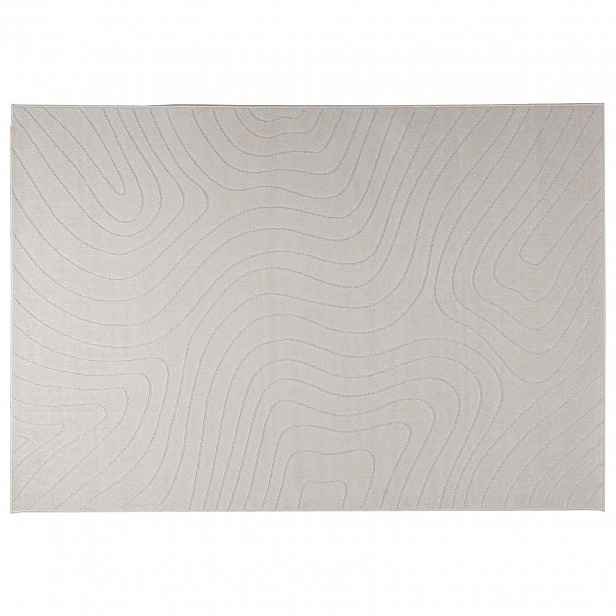 vidaXL Koberec do interiéru a exteriéru PALMERAS Krémová 160 x 230 cm