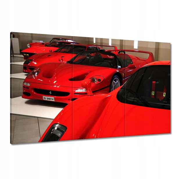 Obrazy 120x80 Červené Ferrari