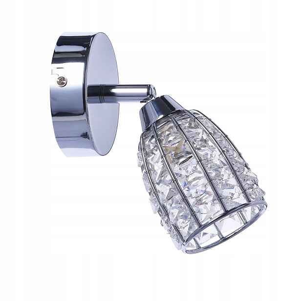 Candellux Shiba nástěnné svítidlo chrom 1xG9 15W průhledný stínidlo IP20