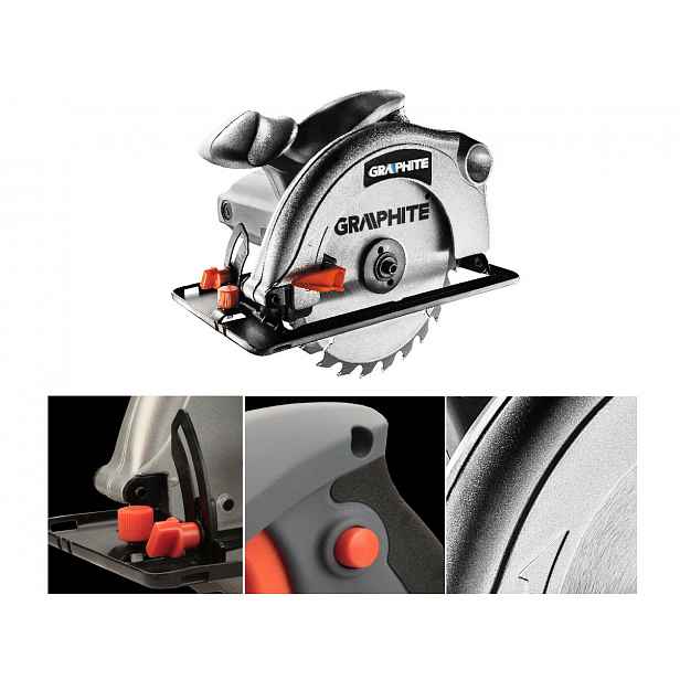 Graphite Kotoučová Pila 58G488 Kufr 2 Kotouče