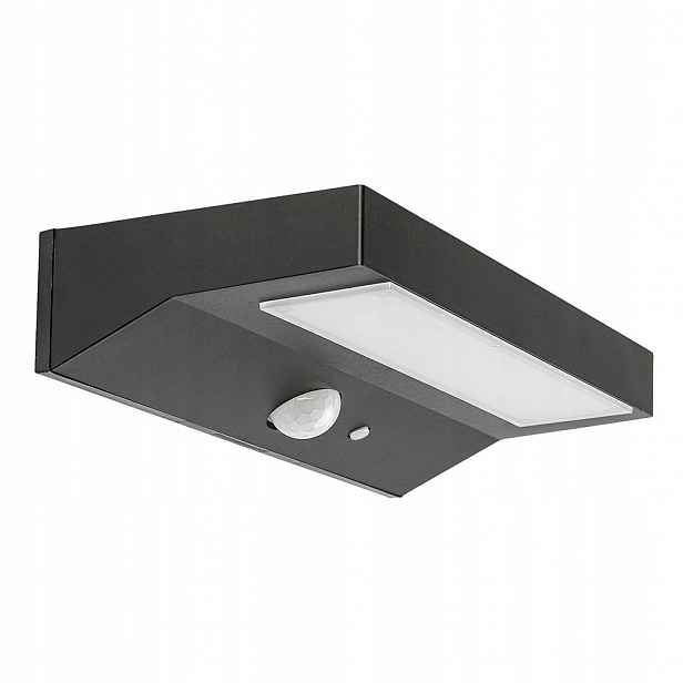 Moderní solární fasádní lampa se senzorem