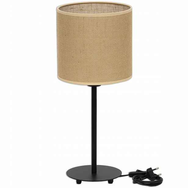 Noční Lampa Stolní Moderní Stolní Stínidlo Boho Juta Přírodní 20 cm