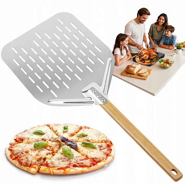 Perforovaná Lopata Na Pizzu A Chléb 30 X 40 CM Do Pece