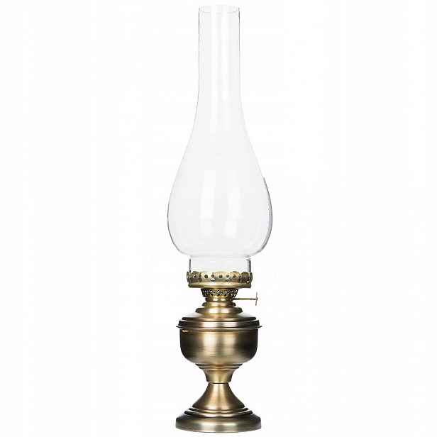 Svícen čajová lampa Olja petrolejová Zlatá Retro