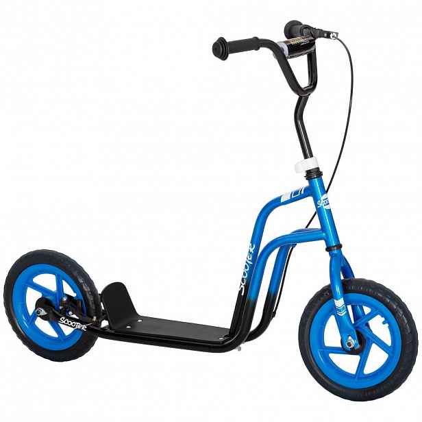 AIYAPLAY ROLLER Dětská koloběžka Kickscooter s nastavitelným řídítkem 12palcová kola Modrá