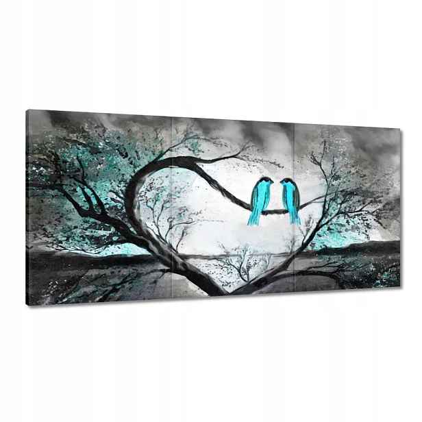 Obrazy 120x60 Tyrkysové okouzlení Noc