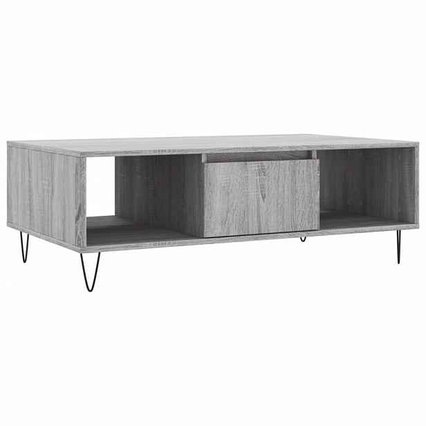vidaXL Konferenční stolek šedý sonoma 104x60x35 cm kompozitní dřevo