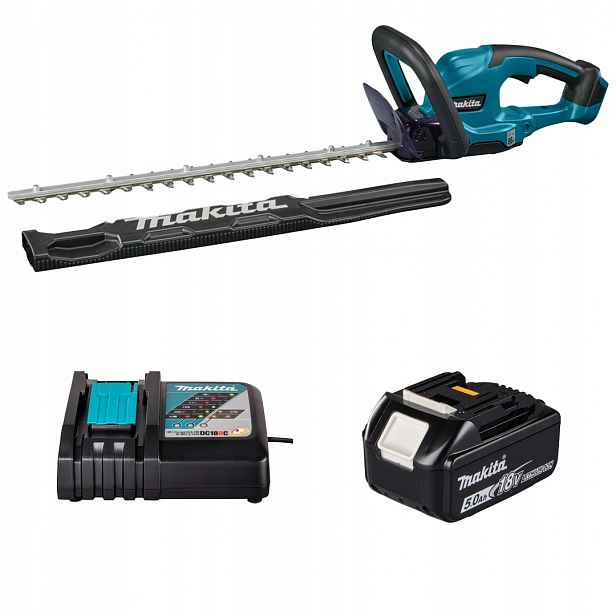 Elektrické nůžky na živý plot Makita DUH507RT Lxt 18V 1x5Ah 500 mm